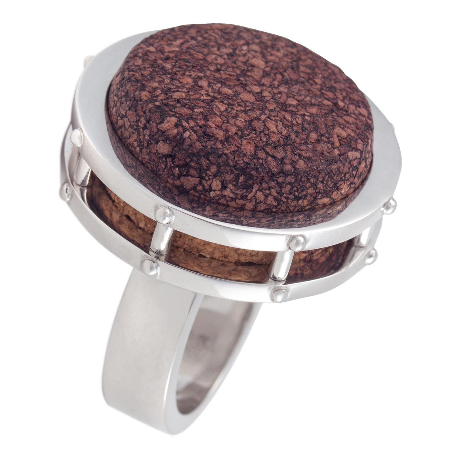 Женский серебряный перстень ''Бочка'' AMARIN Jewelry 18c03Rs