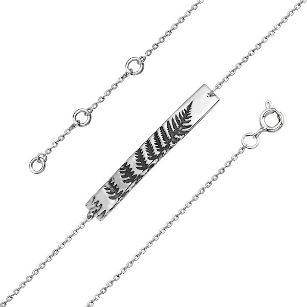 Серебряный браслет с подвеской АПАРТ 00070515-6o