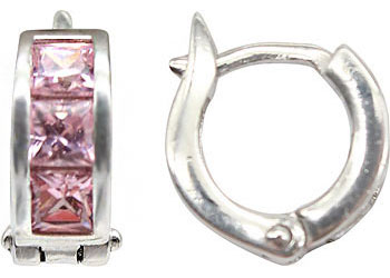 Серебряные серьги Aquamarine 43053V-S-a с фианитами