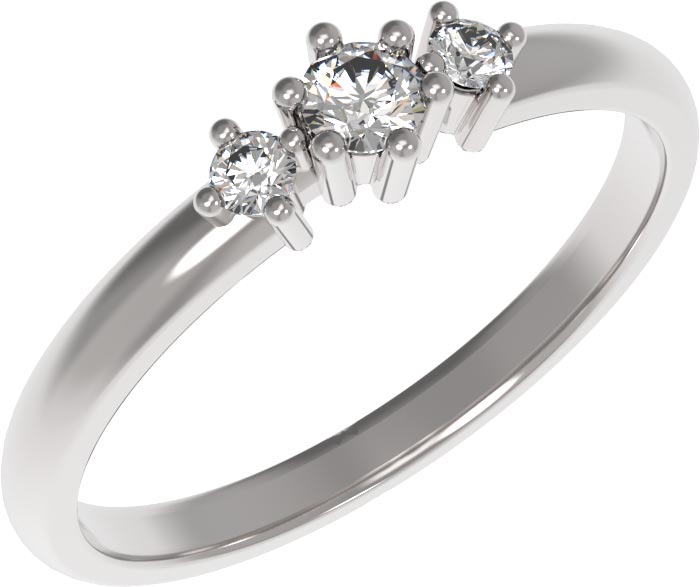 Серебряное кольцо Арина 1036061-01110 с фианитами