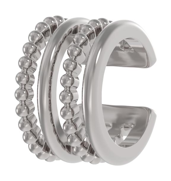 Серебряные серьги-каффы Арина 1036742-00000