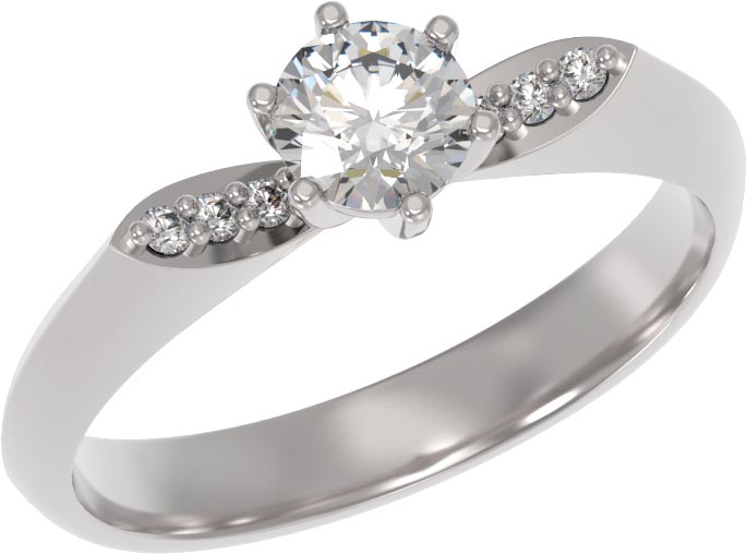 Серебряное кольцо Арина 1037231-01110 с фианитами