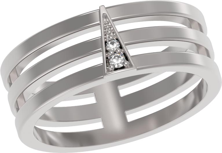 Серебряное кольцо Арина 1037341-01110 c фианитом