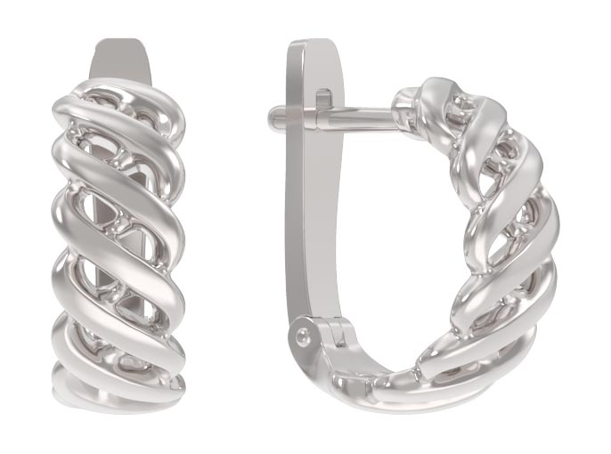 Серебряные серьги Арина 1039382-00000