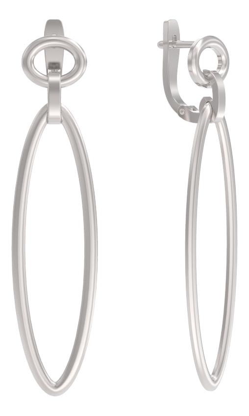 Серебряные серьги с подвесками Арина 1042142-00000