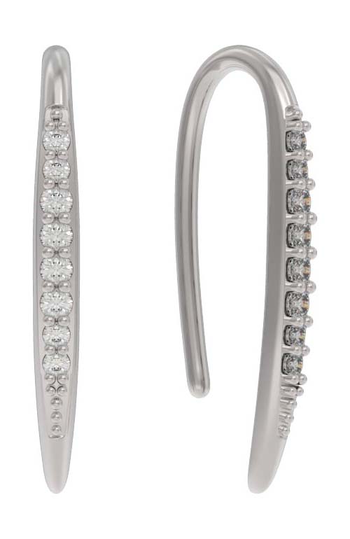 Серебряные серьги Арина 1042182-01110 с фианитами