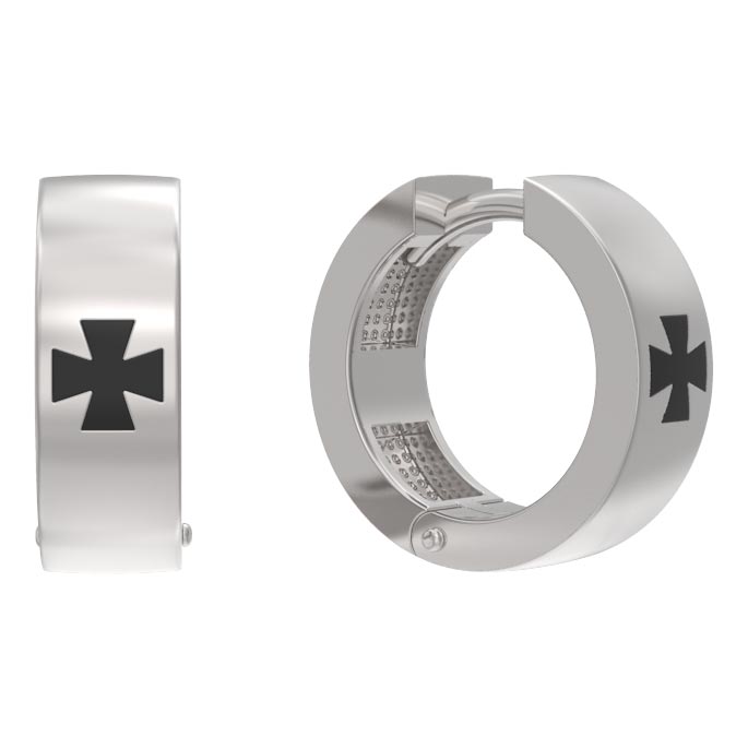 Серебряные серьги Арина 1042672-04000 c эмалью