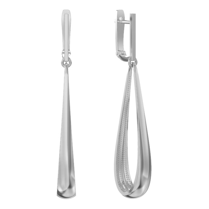 Серебряные серьги Арина 1043912-00000