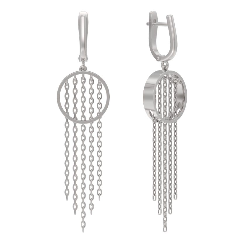 Серебряные серьги Арина 1043972-00000