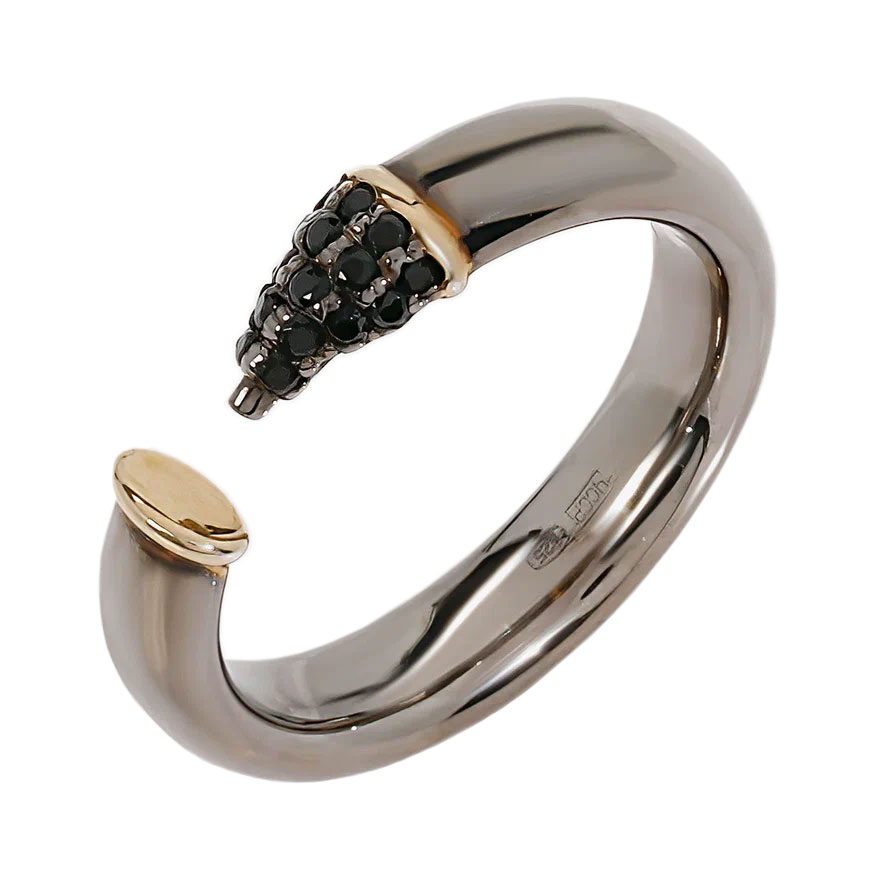 Серебряное открытое кольцо Art I Fact Jewellery 0126.0303B-rings-fianit с фианитами