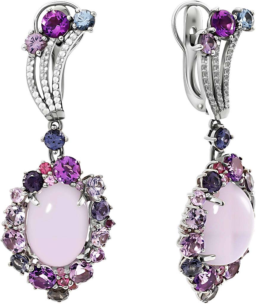     Art I Fact Jewellery 0203.0059-earrings-rings-zhadeit-rodolit-sapfir-ametist-shpinel  , , , , 