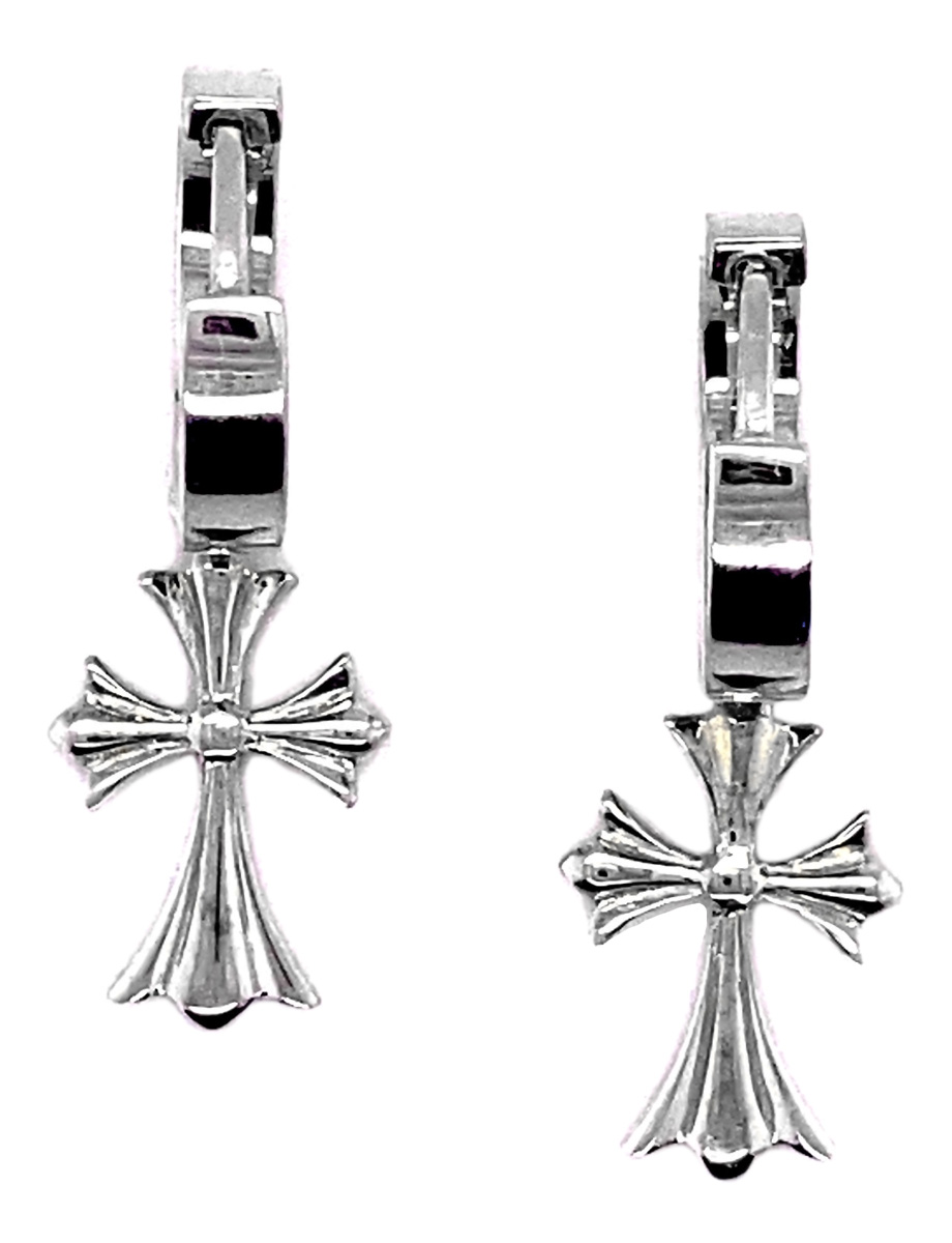 Серебряные серьги с подвесками ''Кресты'' Art I Fact Jewellery 0226.0301-earrings