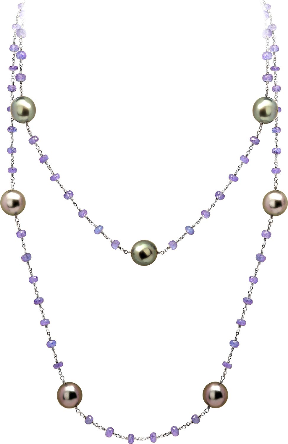  Art I Fact Jewellery 0303.0067-necklace-zhemchug-tanzanit   , 