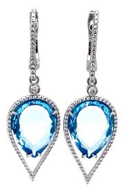 Серьги Art I Fact Jewellery 0226.0154-earrings-nanositall-turmalin-fianit