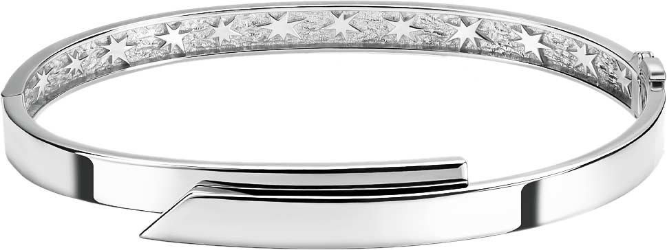 Жесткий браслет из белого золота ArtAuro 4005t-1_au