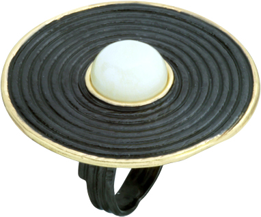 Серебряное кольцо Балтзолото АртСтудио 71111044-bz с янтарем