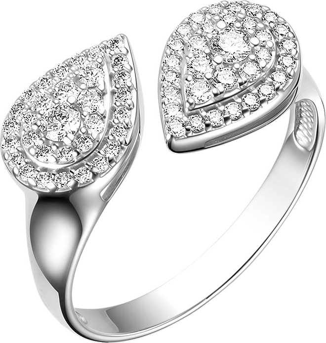 Открытое кольцо из белого золота Bellissima Tentazione K/917-0220 с бриллиантами