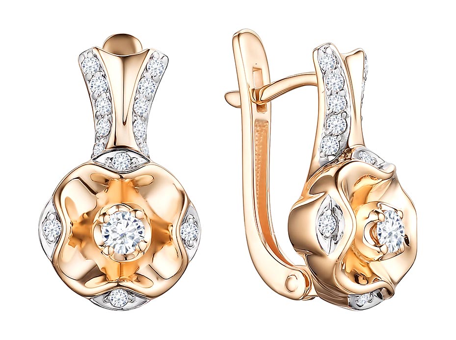 Золотые серьги Bellissima Tentazione S/311-120 с бриллиантами