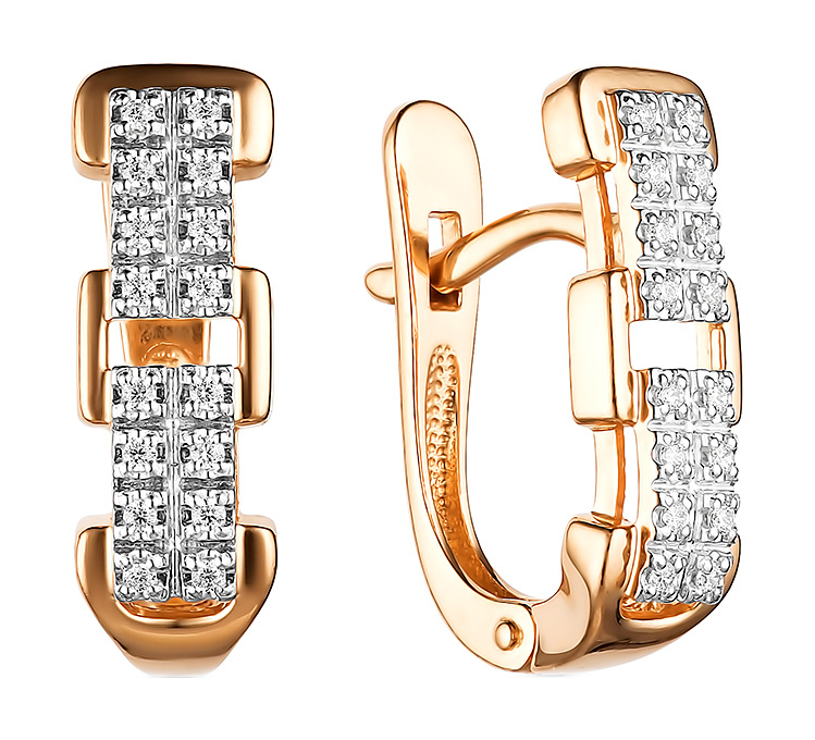 Серебряные серьги Bellissima Tentazione S/464-610POZ-Ag с фианитами