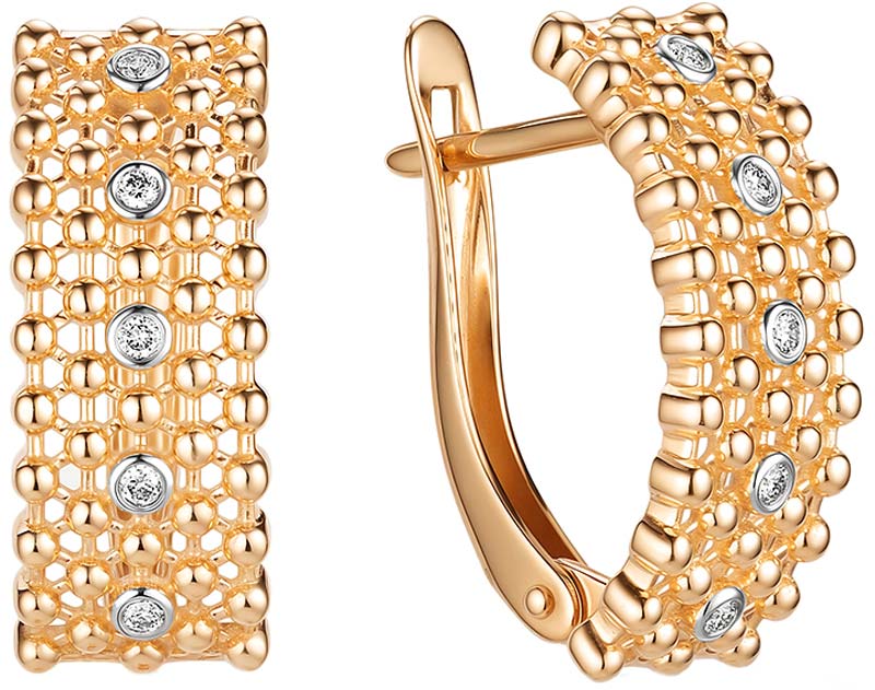 Золотые серьги Bellissima Tentazione S/972-120 с бриллиантами