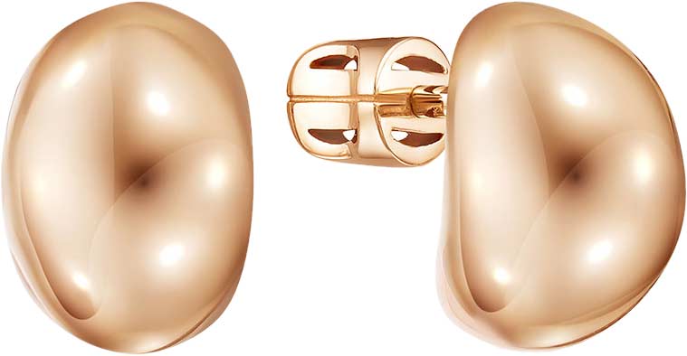 Золотые серьги пусеты-гвоздики BERGER 050198.