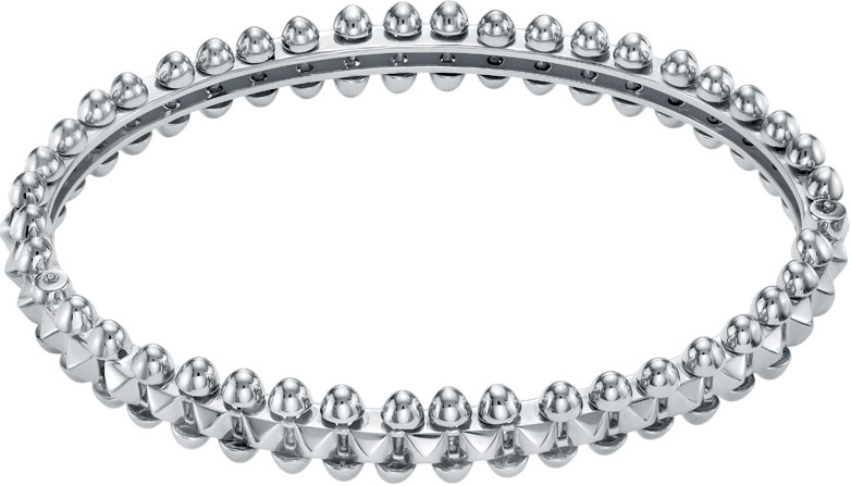Жесткий браслет из белого золота BERGER B070422