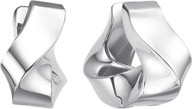 Серьги из белого золота BERGER B120906