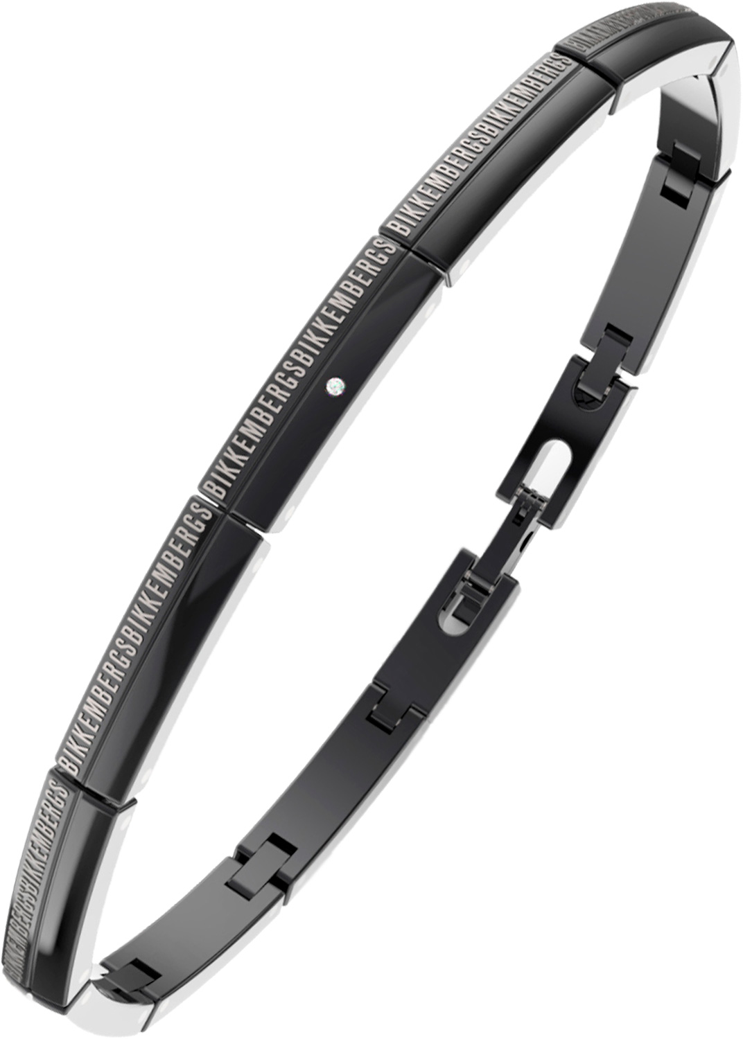 Мужской стальной браслет Bikkembergs BANB02BB с бриллиантом