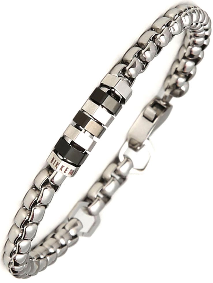 Мужской стальной браслет Bikkembergs BOLB02WB с бриллиантом