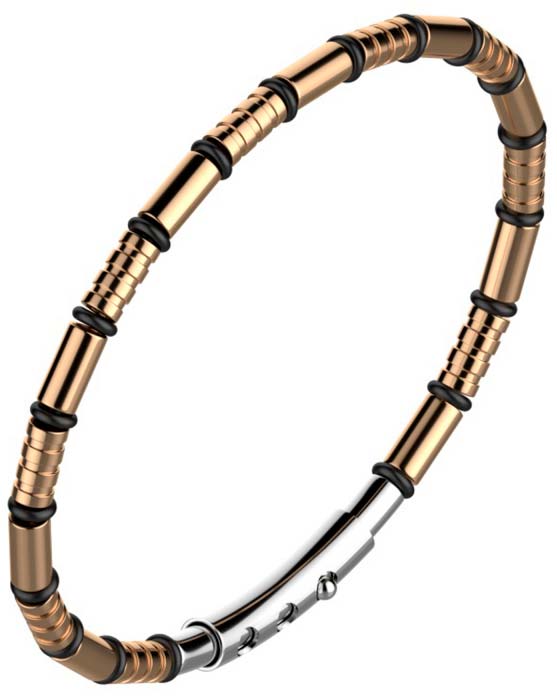 Мужской стальной браслет Bikkembergs ROLB01RB