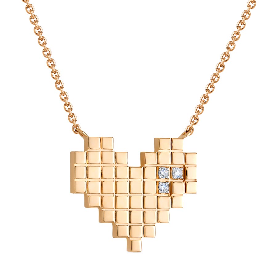 Золотое колье с подвеской Brilliant Style Jewelry 4026-510 с бриллиантами