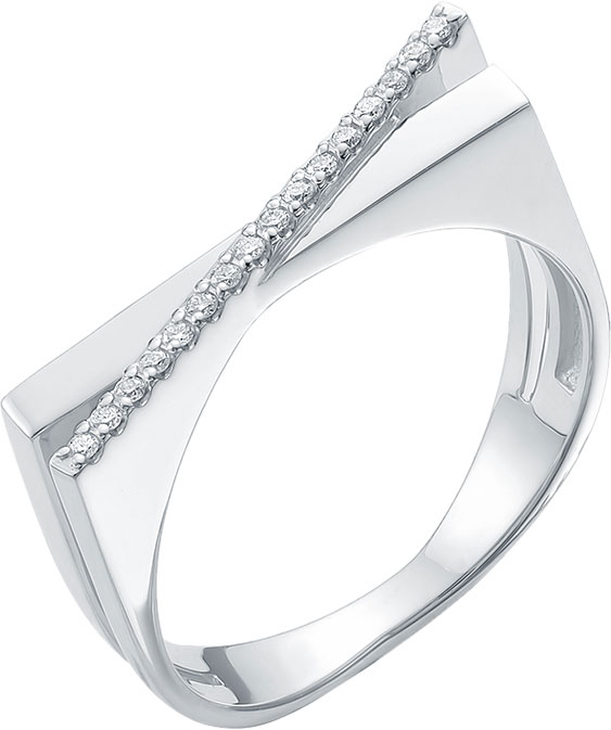 Кольцо из белого золота Brilliant Style Jewelry 4203-11001 с бриллиантами