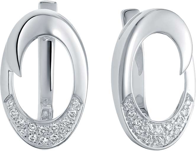 Золотые серьги Brilliant Style Jewelry 4207-21001 c бриллиантом