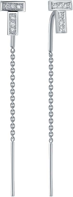 Золотые серьги Brilliant Style Jewelry 4319-21001 c бриллиантом