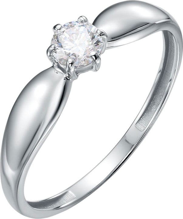 Помолвочное кольцо из белого золота BUBLIK JEWELRY BR1000181010W с бриллиантом