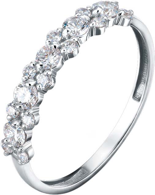 Кольцо из белого золота BUBLIK JEWELRY BR1181891010W с выращенными бриллиантами
