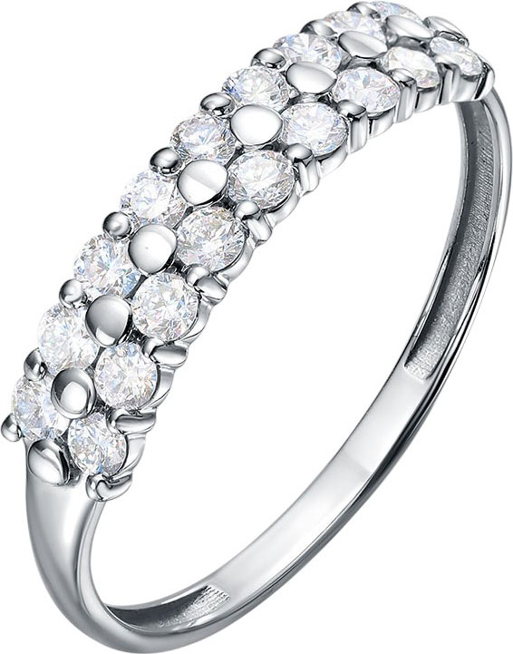 Кольцо из белого золота BUBLIK JEWELRY BR1181901010W с бриллиантами