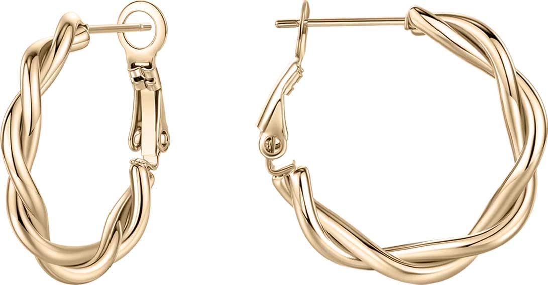 �������� ������ ������ ����� BURKER CASSIE-EARRINGS-GOLD