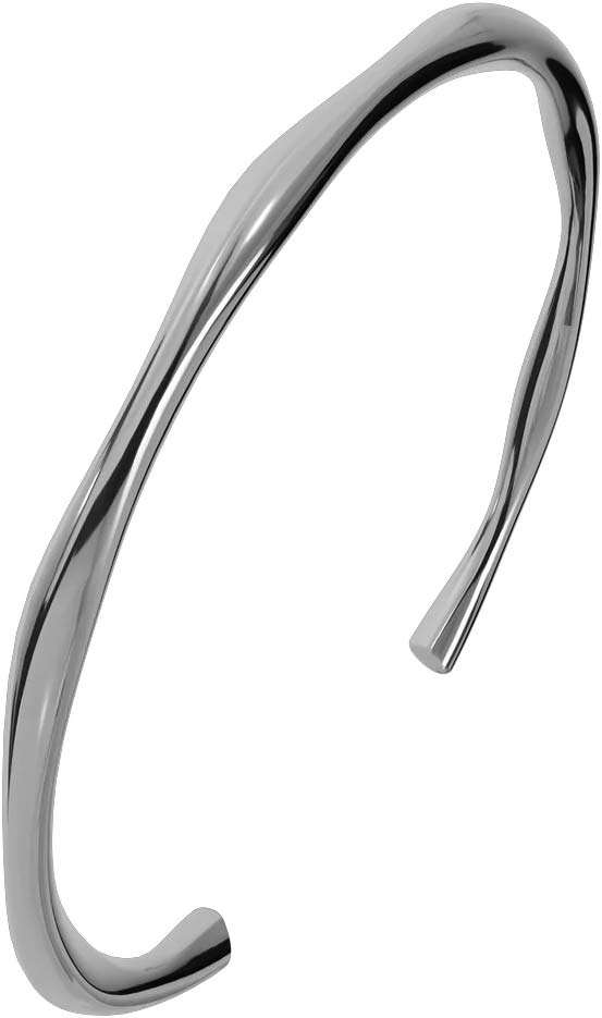 Стальной жесткий браслет BURKER CLEO-BRACELET-SILVER