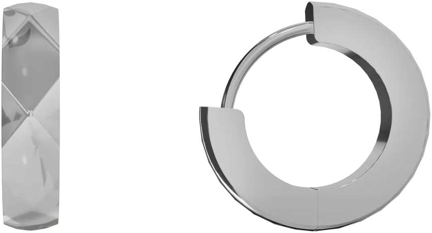 �������� ������ ������� BURKER IVY-EARRINGS-SILVER