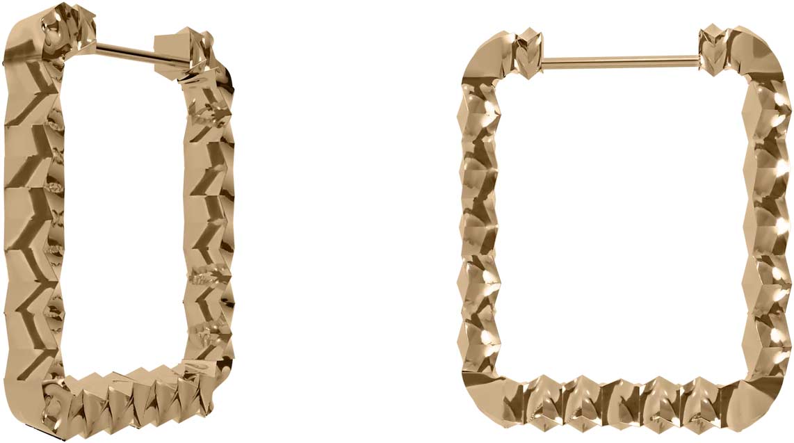 �������� ������ BURKER LYNN-EARRINGS-GOLD