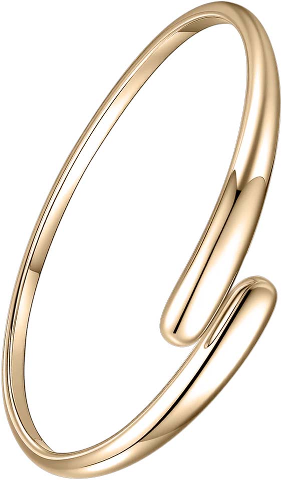 Стальной жесткий браслет BURKER MAGGY-BRACELET-GOLD
