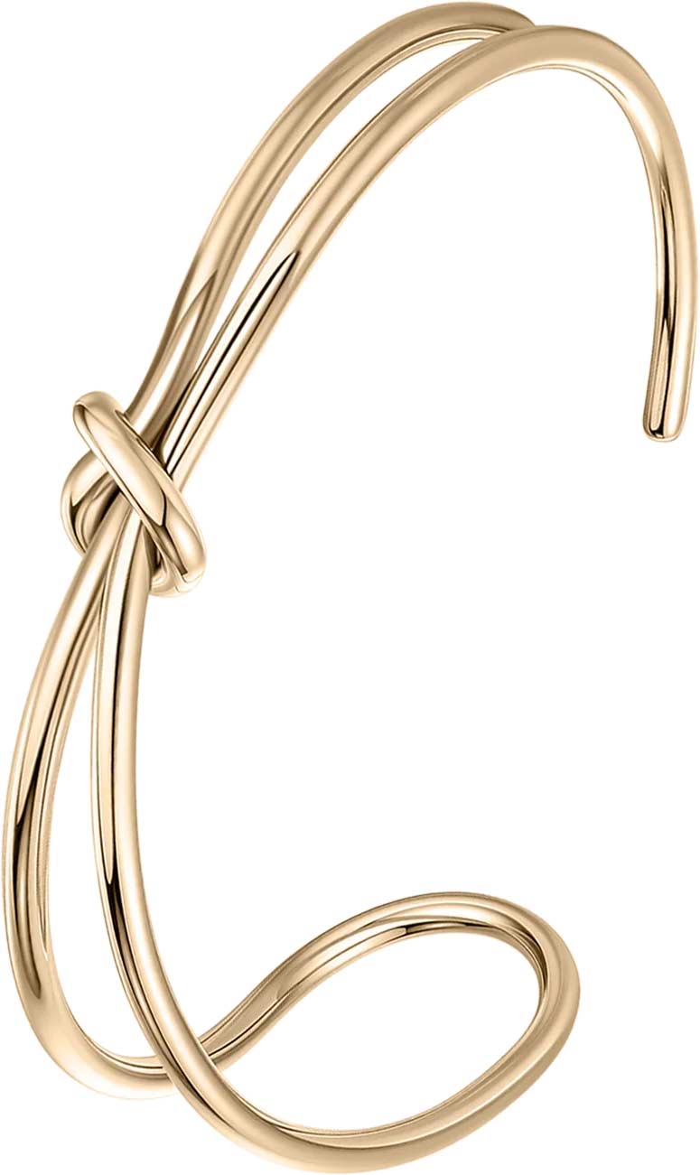 Стальной жесткий открытый браслет BURKER MARIAH-BRACELET-GOLD