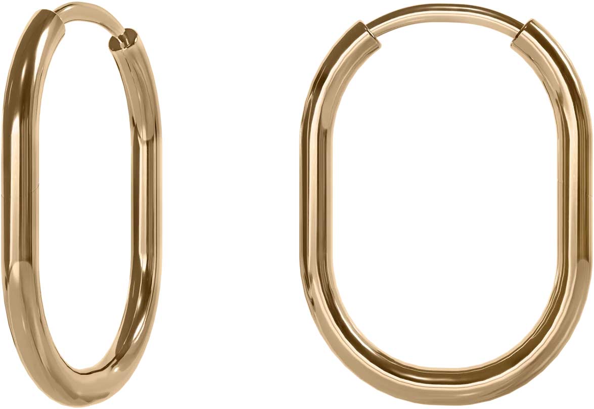 Стальные серьги BURKER TESS-EARRINGS-GOLD