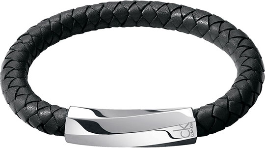 Мужской кожаный браслет Calvin Klein KJ2BBB09010L