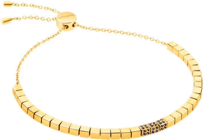 Стальной браслет цепь Calvin Klein KJ9MJB140200 с кристаллами Swarovski