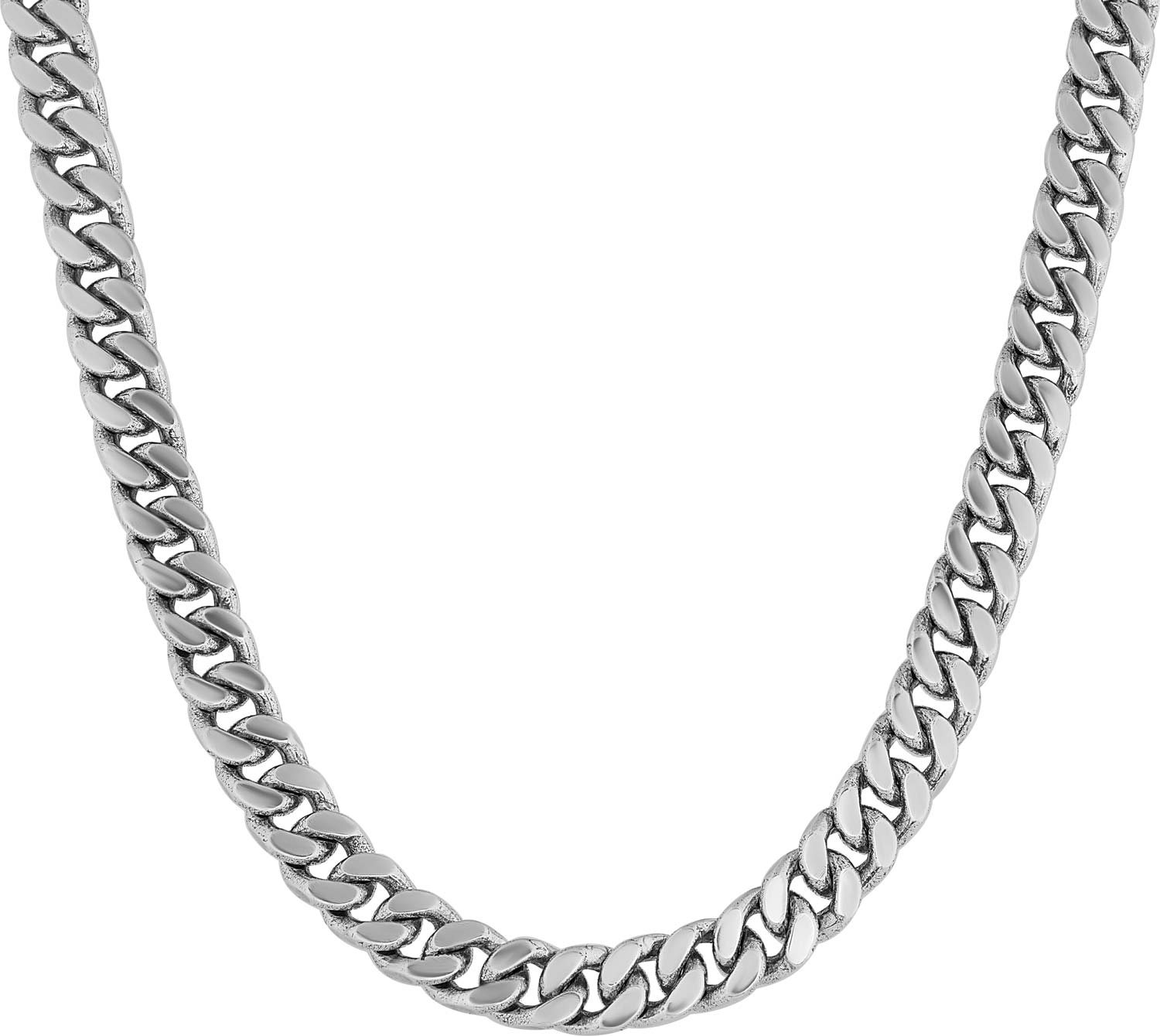 Мужская серебряная цепь на шею Carpe Diem S018301N с панцирным плетением