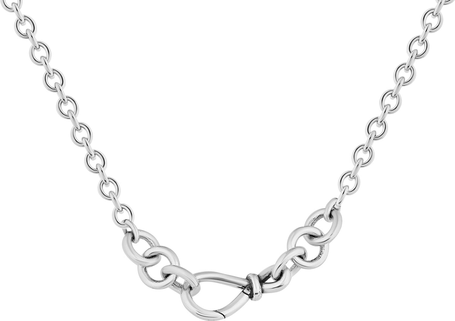 Мужская серебряная цепь на шею Carpe Diem S018401N с плетением ролло