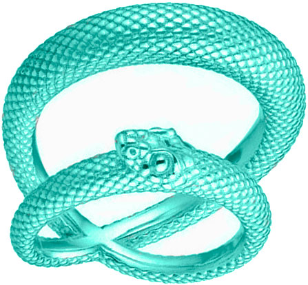Кольцо ''Змея'' Caviar Jewellery SER021