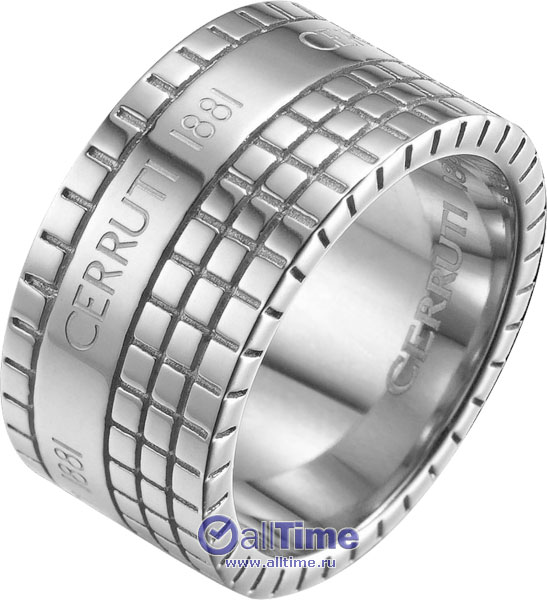 Мужское стальное кольцо Cerruti 1881 CTRG-10161A